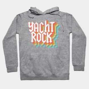 Vintage Fade Yacht Rock Party Boat Drinking print Hoodie